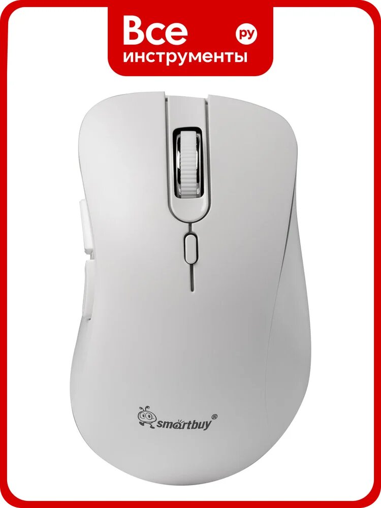 Мышь беспроводная бесшумная Smartbuy 616AG белая SBM616AGW