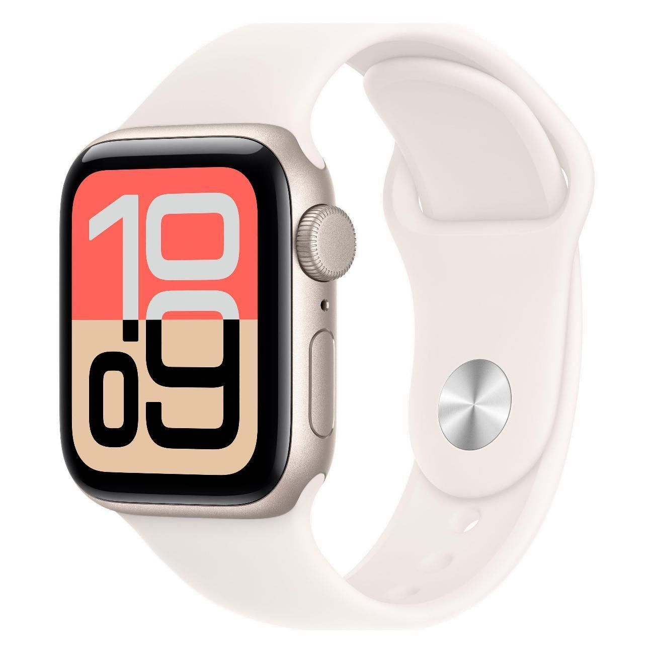 Смарт-часы Apple Watch SE (2025) 40mm Starlight Aluminum Light Blush Sport Band