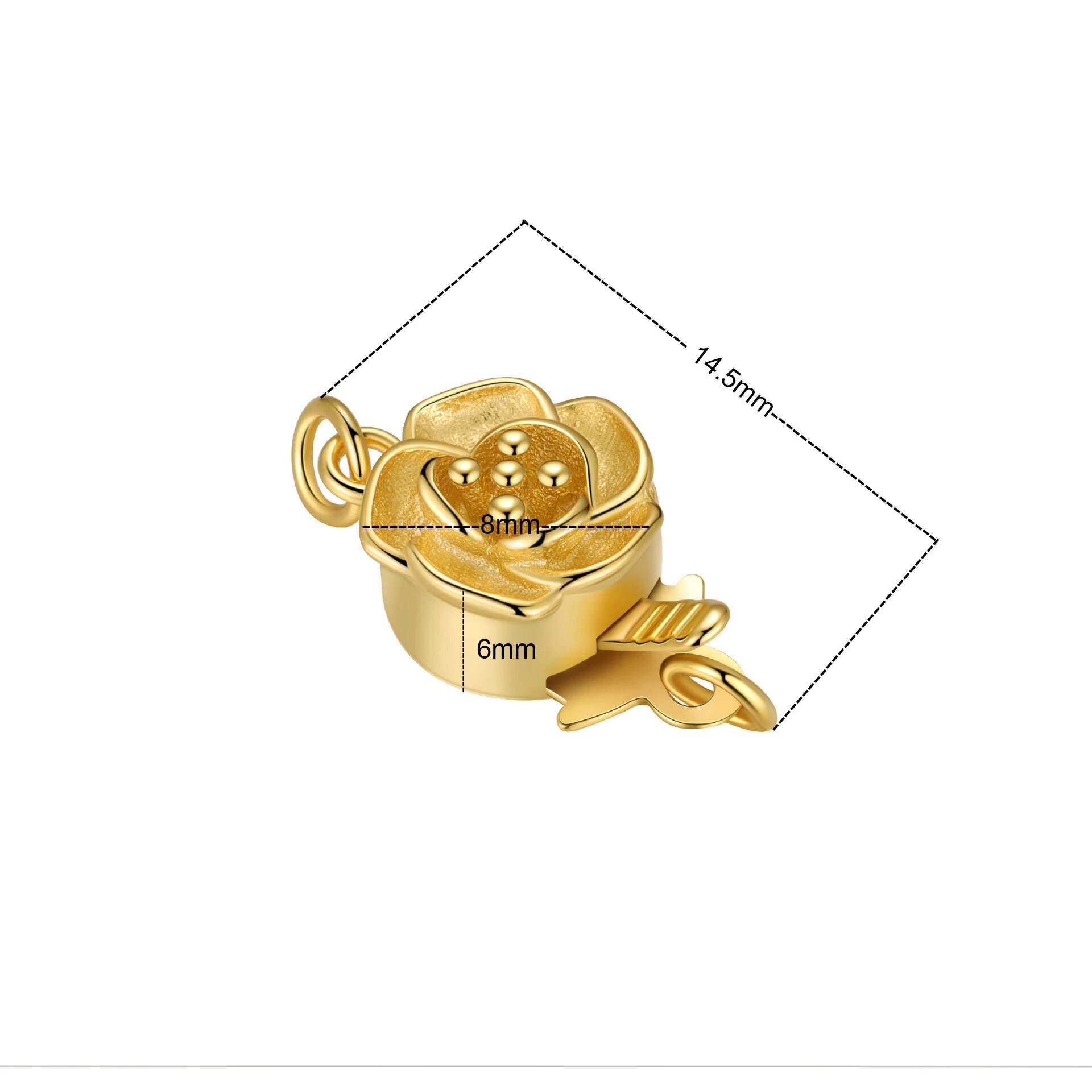 Серебряный набор для создания украшений JKEIO 18K Gold
