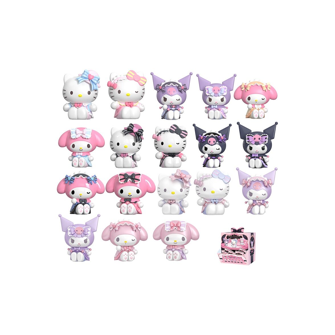 MOETCH Санрио Hello Kitty Сладкий Лилия Девичий серия Группа Милый бобы Мистери Сумка