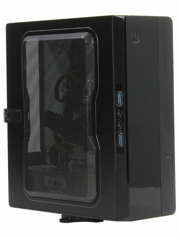 Корпус mini-ITX Powerman EQ101 200 Вт чёрный