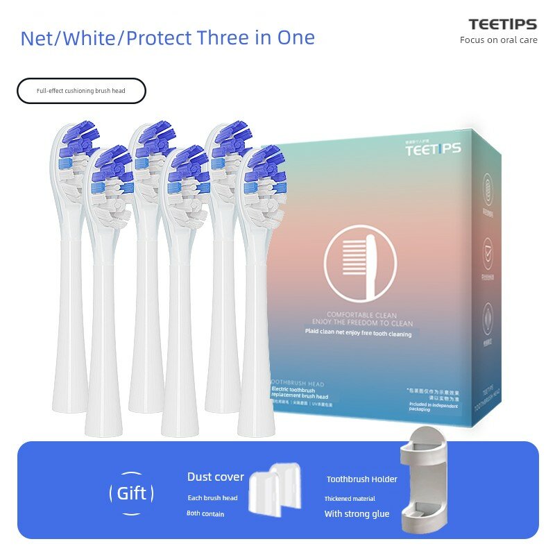 Замена насадок TEETIPS многофункциональная для Usmile Y1S F10 P10 P20 Y10pro 6 шт