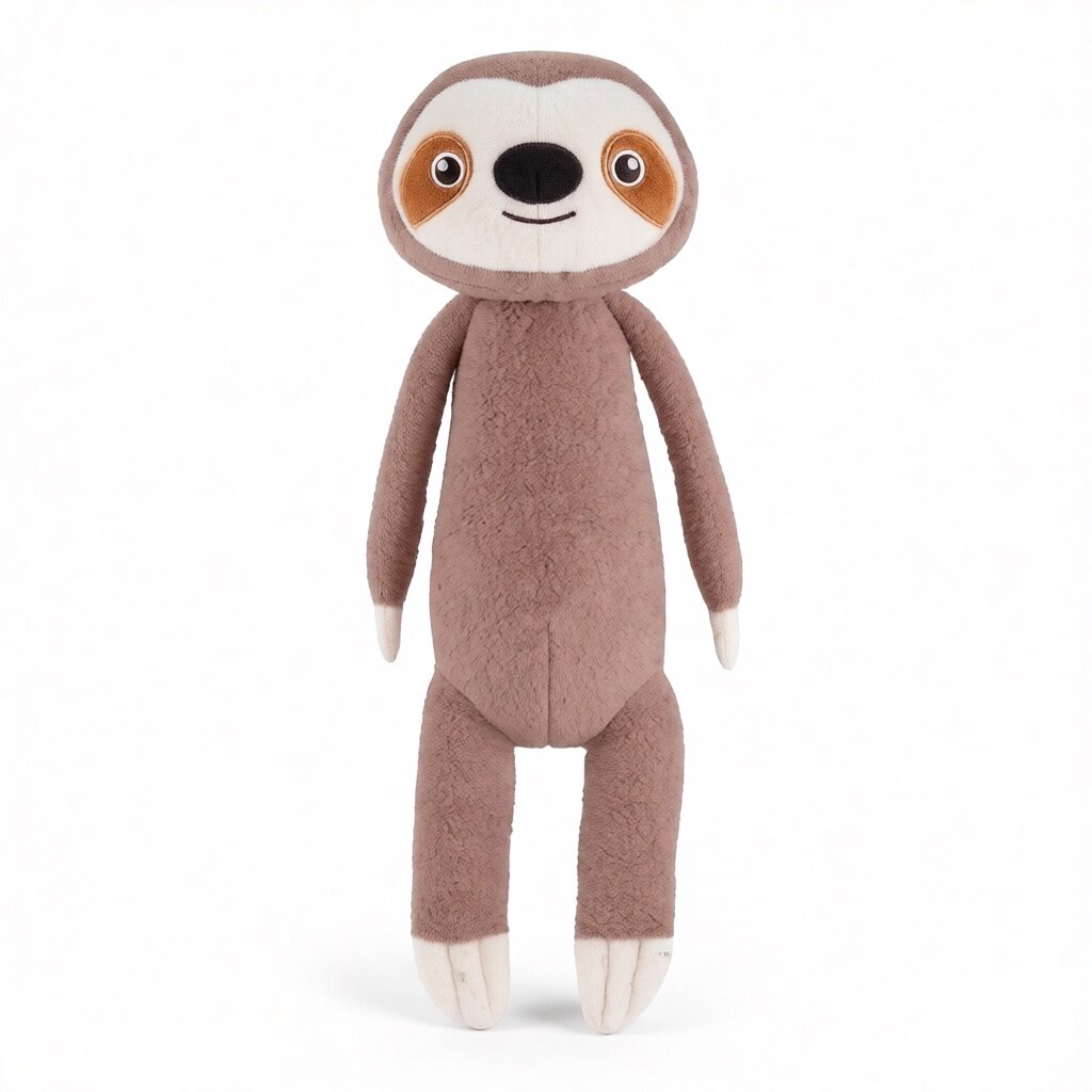 Мягкая игрушка Maxitoys Ленивец, мягкий и приятный на ощупь, 33 см