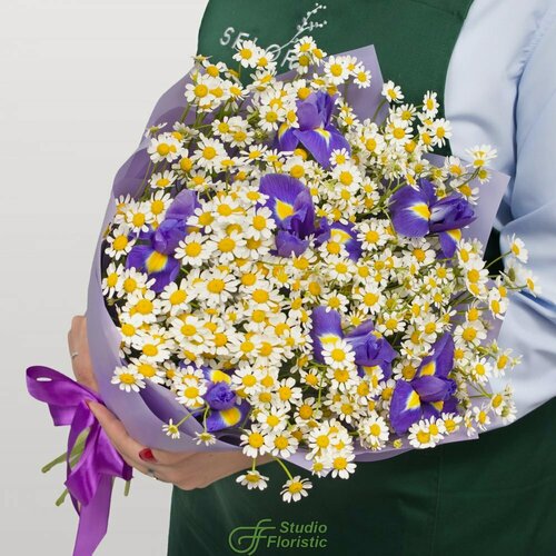 Изображение товара Букет STUDIO FLORISTIC "Русское поле", ассорти, высота 38см, 19 цветов
