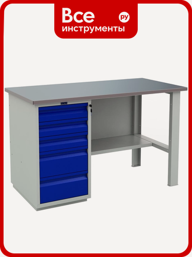 Изображение товара Верстак практик WT160. WD5/F1.000 S30399705246, Предельная нагрузка на ящик составляет