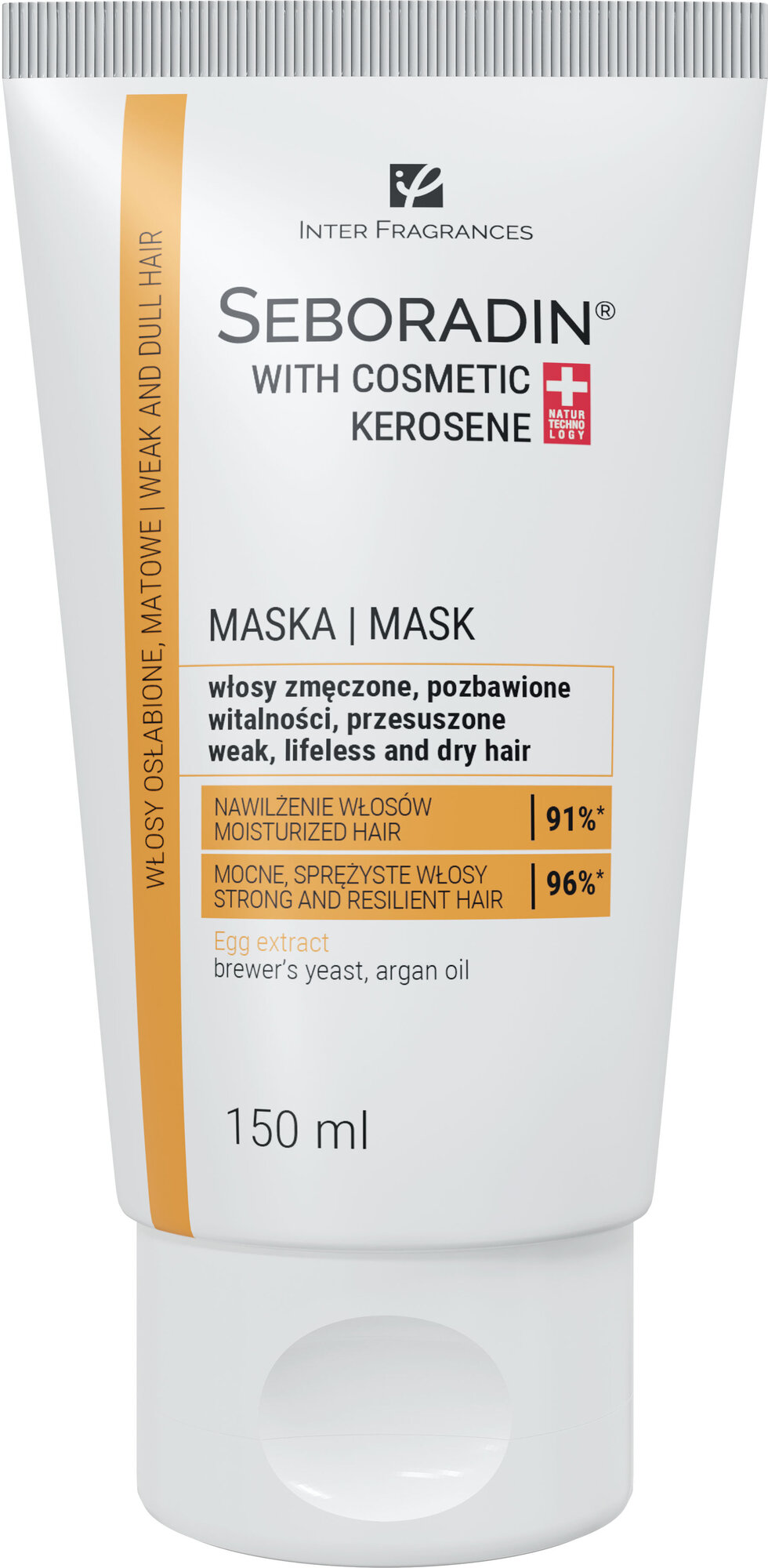 SEBORADIN Маска Seboradin with Cosmetic Kerosene для блеска волос Seboradin with Cosmetic Kerosene Mask 50ml