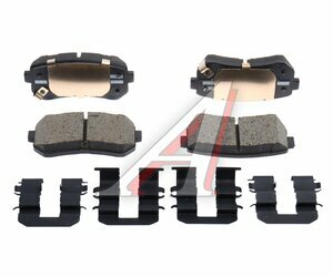 Колодки тормозные HYUNDAI i30 (07-) KIA Ceed (06-), Rio (05-), Cerato (09-) задние (4шт.) OE