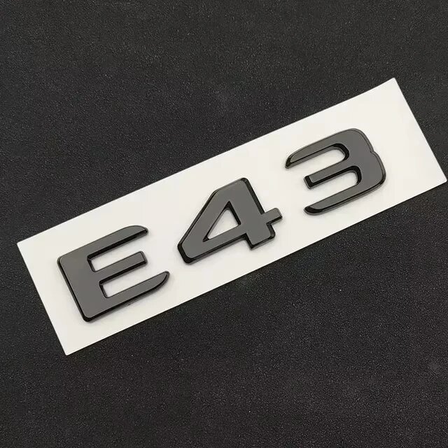 Эмблема E43 Gloss Black для Mercedes Benz E43 AMG