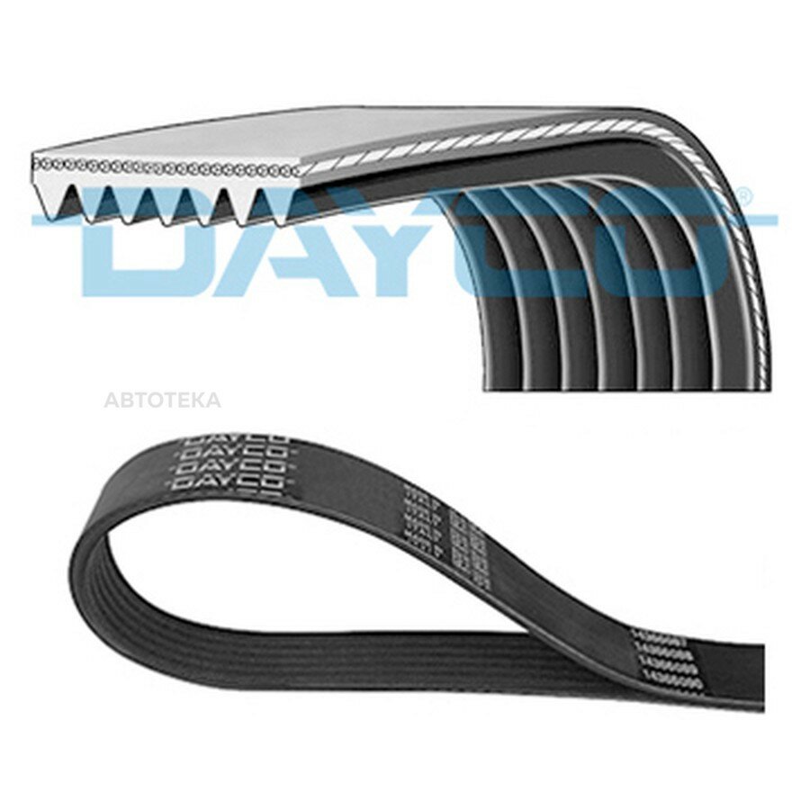 Ремень поликлиновой DAYCO 7PK2120 1GRFE LC120, HR15DE '05-,1GRFE LC120, HR15DE '05-, Land Cruiser, LR Range Rover II 3.9/4.0/4.6 94-,