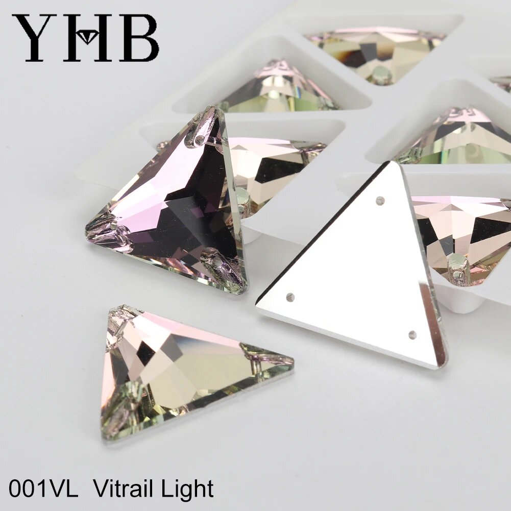 Стразы YHB Trilliant стекло лунный свет 18pcs 16mm 16mm, 001VL Vitrail Light