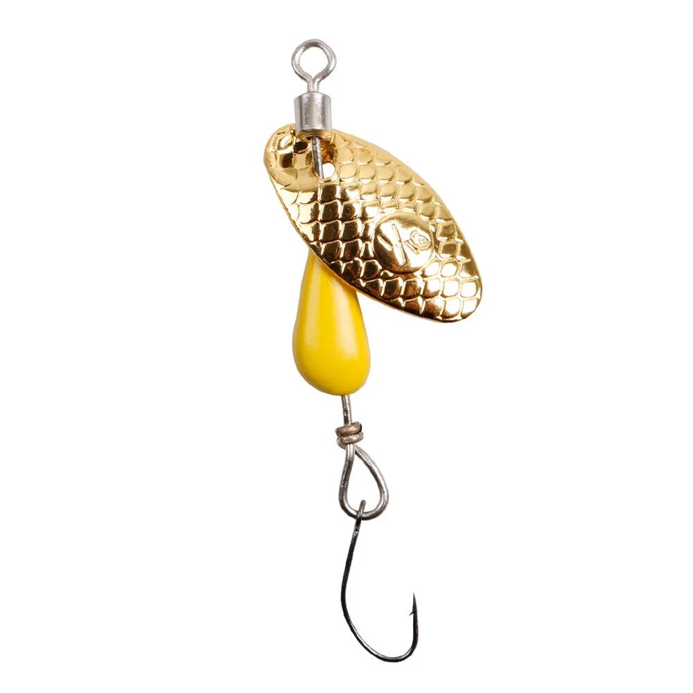 Спиннер-ложка RPXBGUCKARHG 5,5 см S 2.8g, Yellow