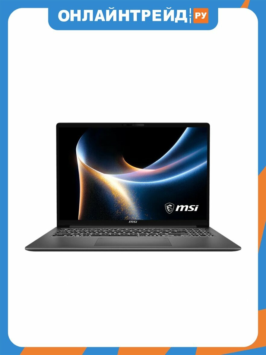 Ноутбук Msi Modern 16S G3MG 16", OLED, Intel Ultra 5 320 1.5ГГц, 6-ядерный, 16Гб DDR5, 512Гб SSD, Intel Arc Graphics, без ОС, серый (9S7-26U321-018)