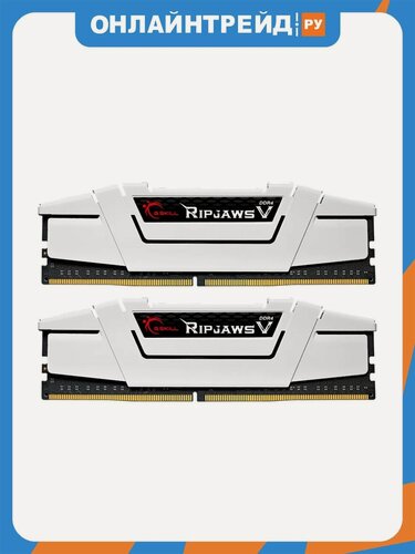 Изображение товара Оперативная память DDR4 G.skill Ripjaws V 32GB (2x16GB) 3600MHz CL18 (18-22-22-42) 1.35V White