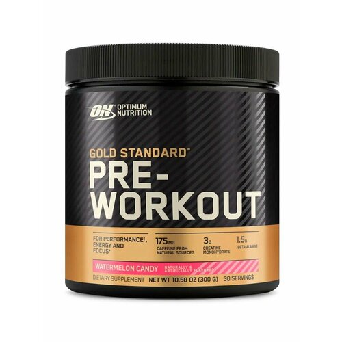 фото Предтренировочный комплекс gold standard pre-workout on 300 гр, зелёное яблоко optimum nutrition