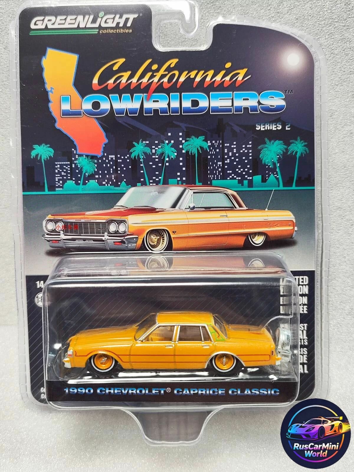 Greenlight 1:64 Калифорнийские Лоурайдеры Серия 2 1990 Шевроле Каприз Классик