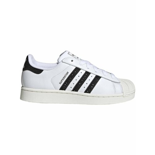 фото Кеды adidas superstar ii w, полнота f (eu)/ на среднюю стопу, размер 7 uk, белый