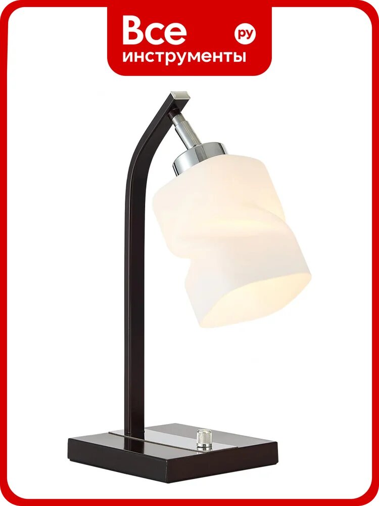 Настольная лампа Citilux Берта с диммером Венге Хром CL126812