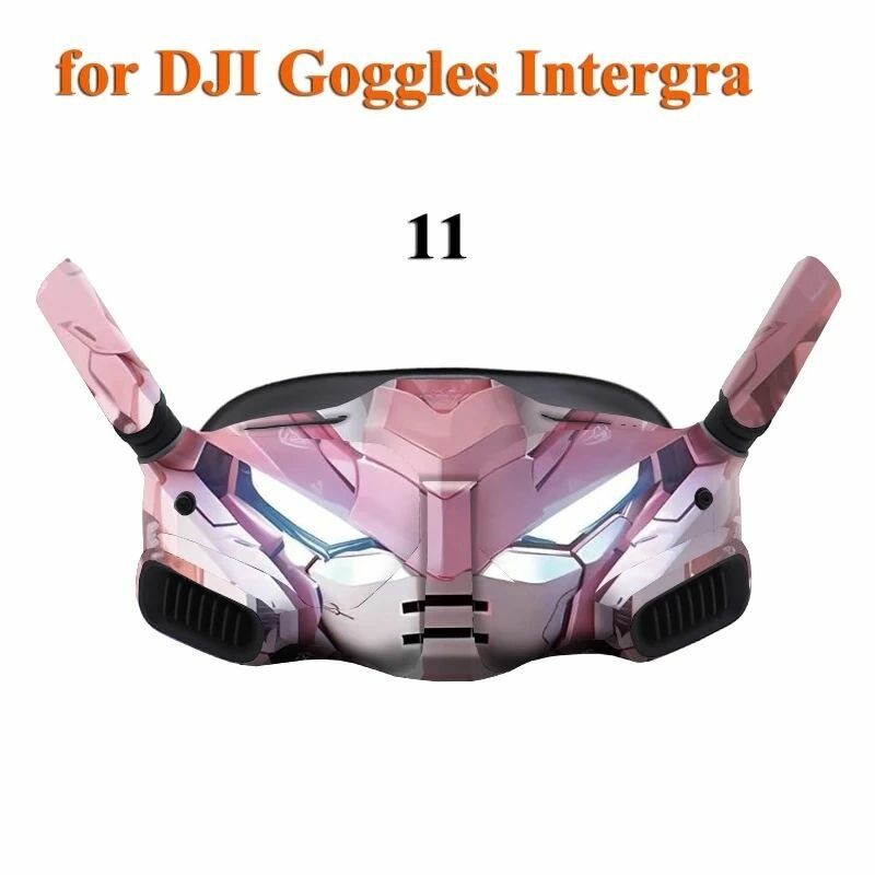 Для очков D*JI Goggles Integra: декоративная защитная пленка из ПВХ, устойчивая к царапинам, аксессуары. пленка для очков ПВХ пленка декоративная пленка устойчивая к царапинам пленка