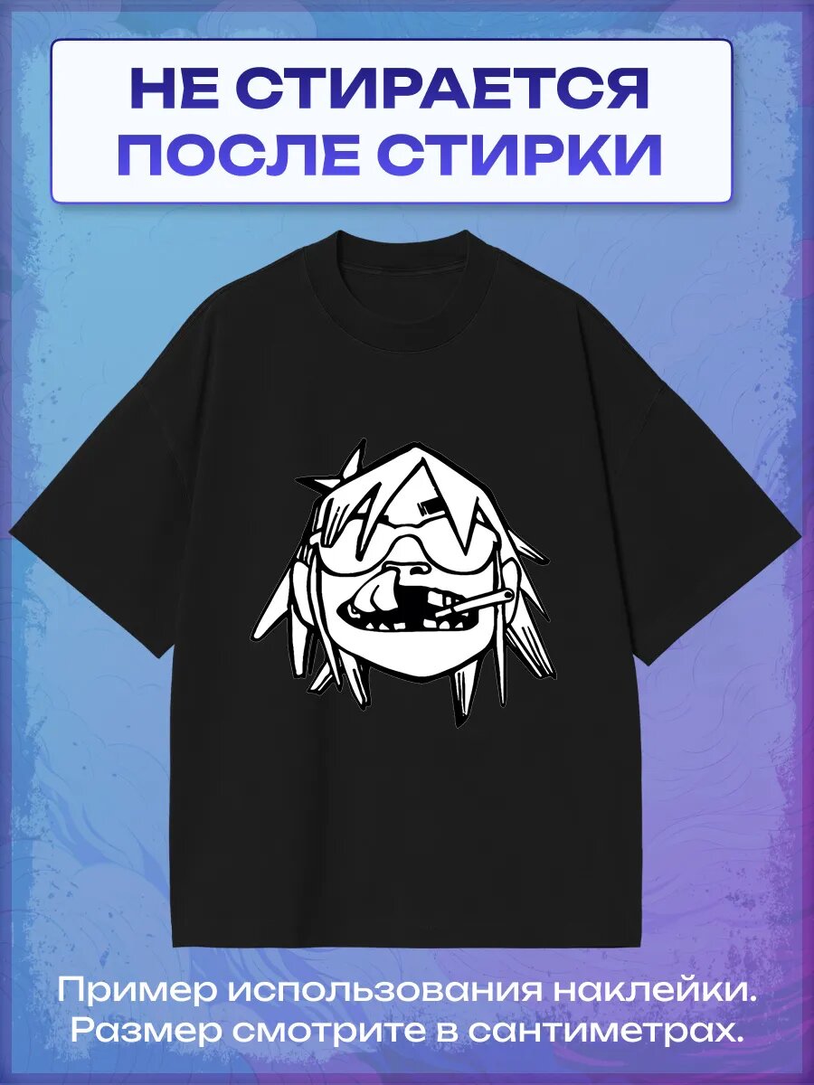 Термонаклейка gorillaz — фото 1