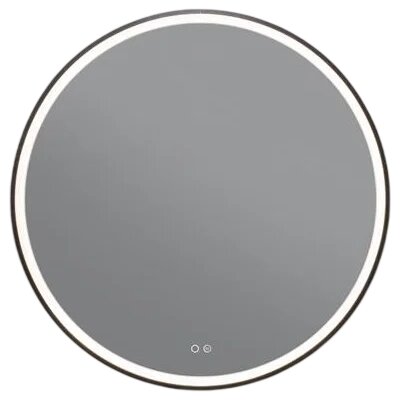 Зеркало Reflexion Алюминиум (Aluminum) RX6253AM с фронтальной подсветкой, к/с, подогрев, черный D700