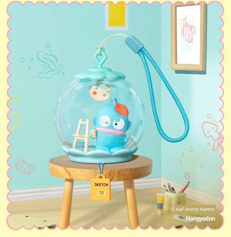 Фигурка в боксе POPMART Sanrio Sweet Dreams Bubble House, коллекционная игрушка, подарок Хангёдон
