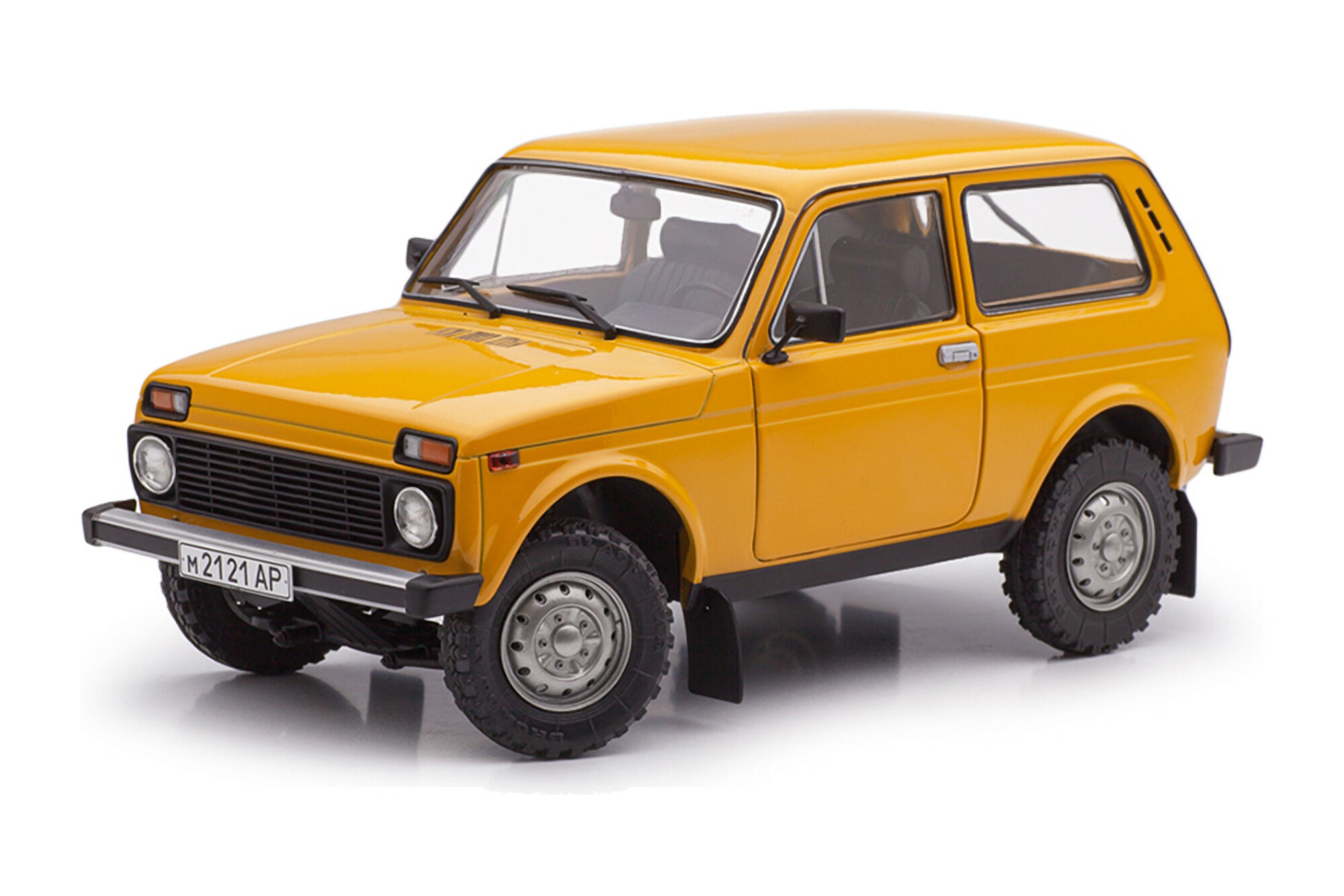 Модель коллекционная SOLIDO Волжский автомобиль 2121 нива 1980 желтый охра