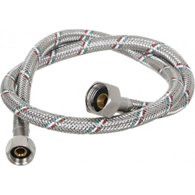 Шланг, гибкая подводка 1/2"х1/2" ВВ, в силиконовой обмотке 80 см ZERIX