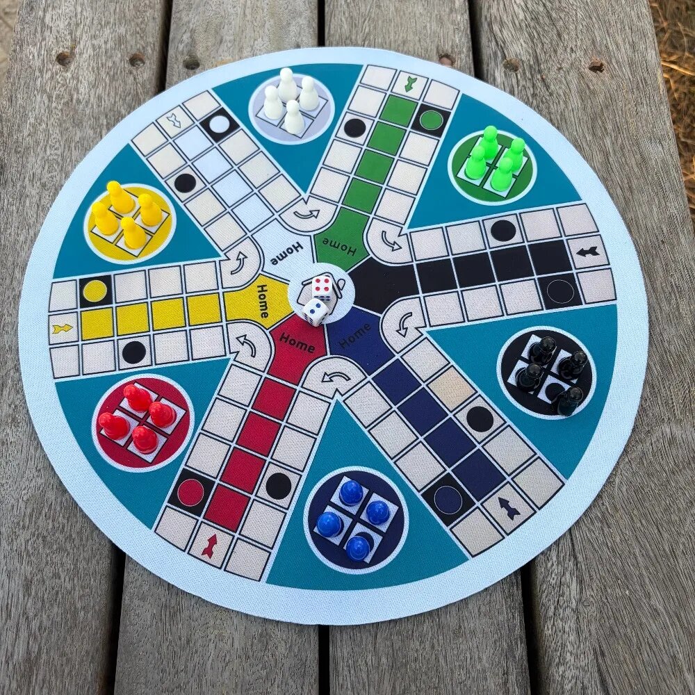 Настольная игра LUDO для 6 игроков