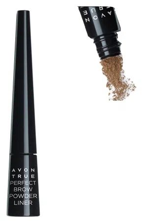 Тени для бровей avon true soft black светло-черный
