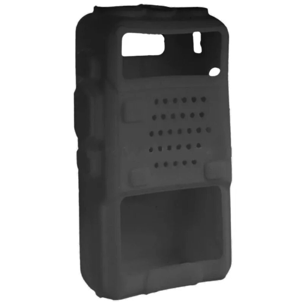 Силиконовый чехол для портативной рации Baofeng BF UV5R (1 штука)-Черный