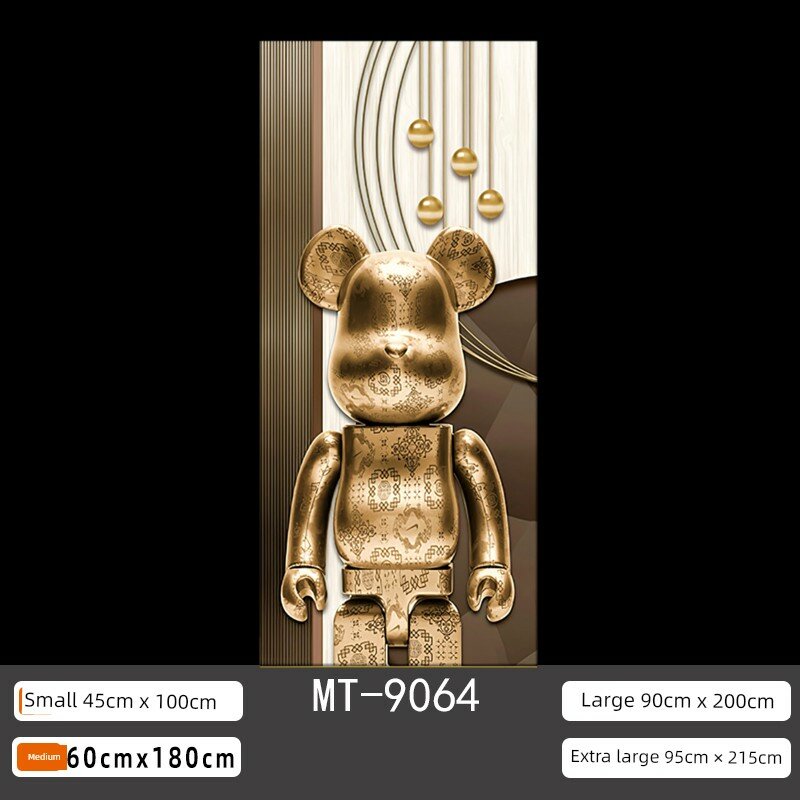 KAWS наклейка на стену MT-9064 экстра-большой размер самоклеящаяся, декоративная виниловая наклейка для дверей