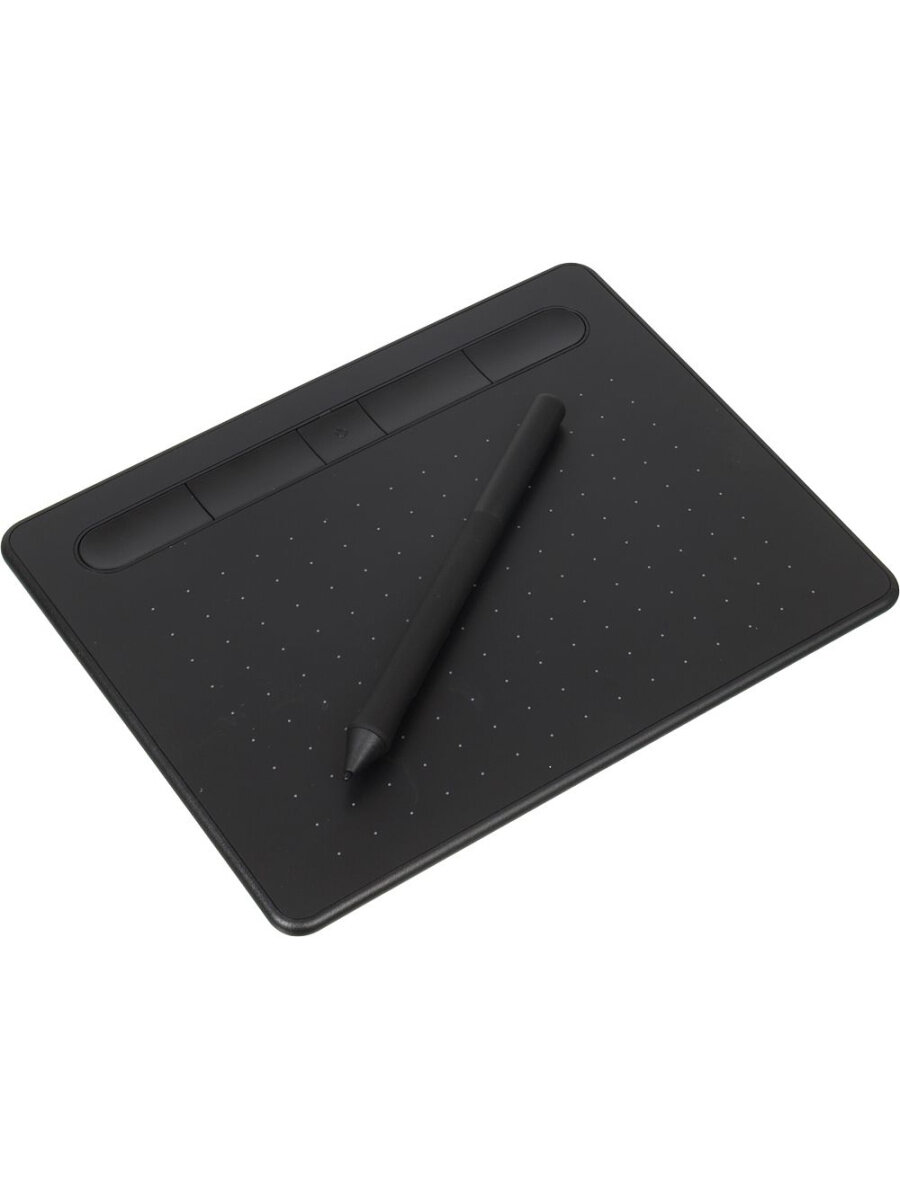 Графический планшет Wacom Intuos S CTL-4100WLK-N, A6, черный