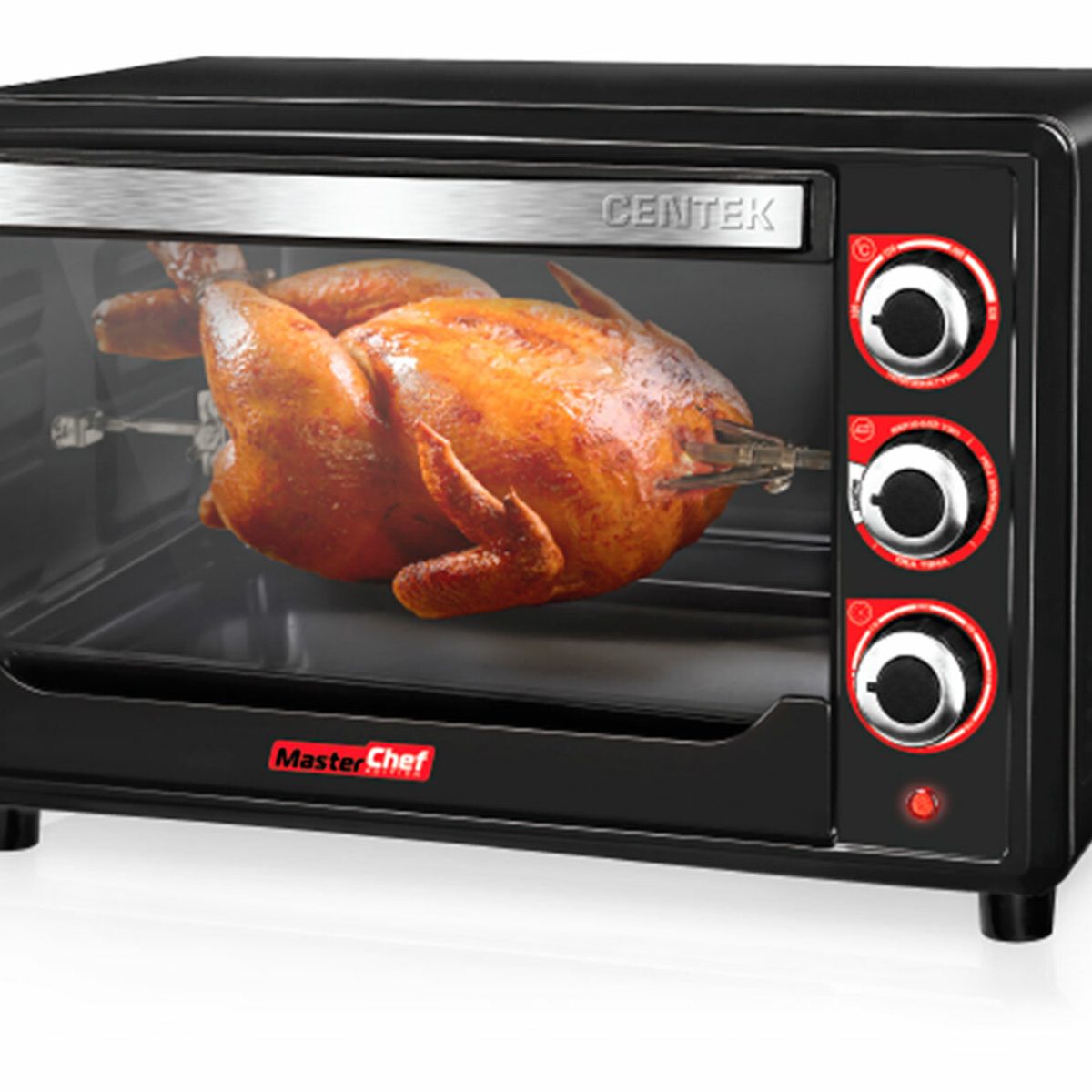 Мини-печь CENTEK CT-1530-36 GRILL, 1600 Вт, 36 л, гриль, таймер 90 мин, черная (CT-1530-36)