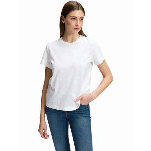 фото Футболка lee women regular perfect tee, размер xl, белый