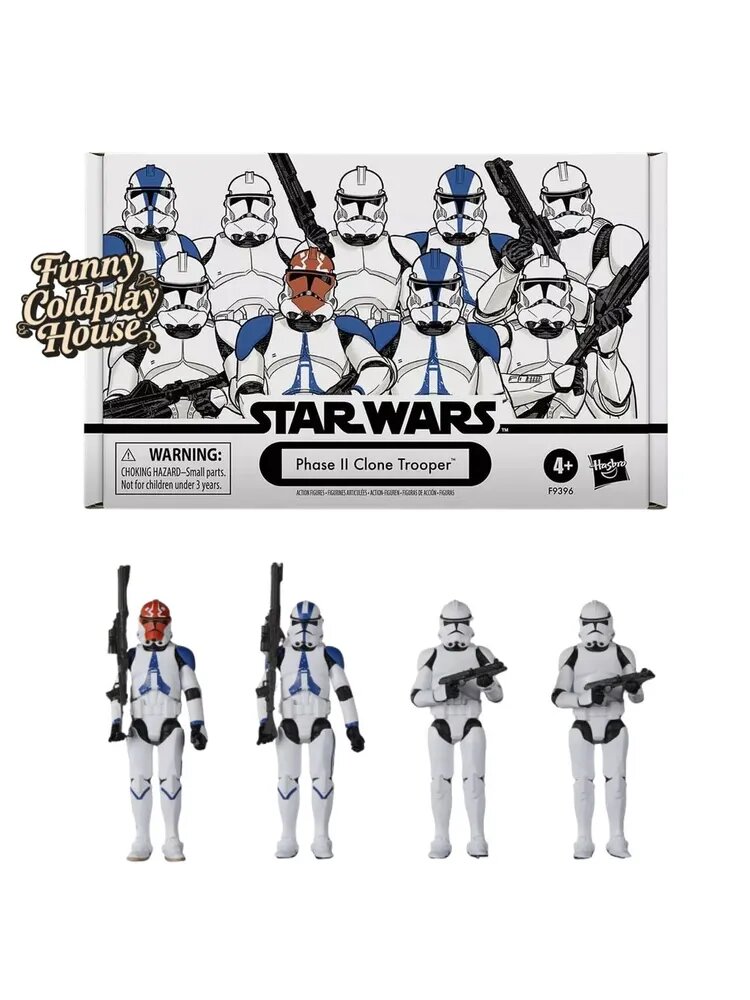 Игрушки Hasbro фигурки STAR WARS The Vintage Collection Phase II Clone Troope