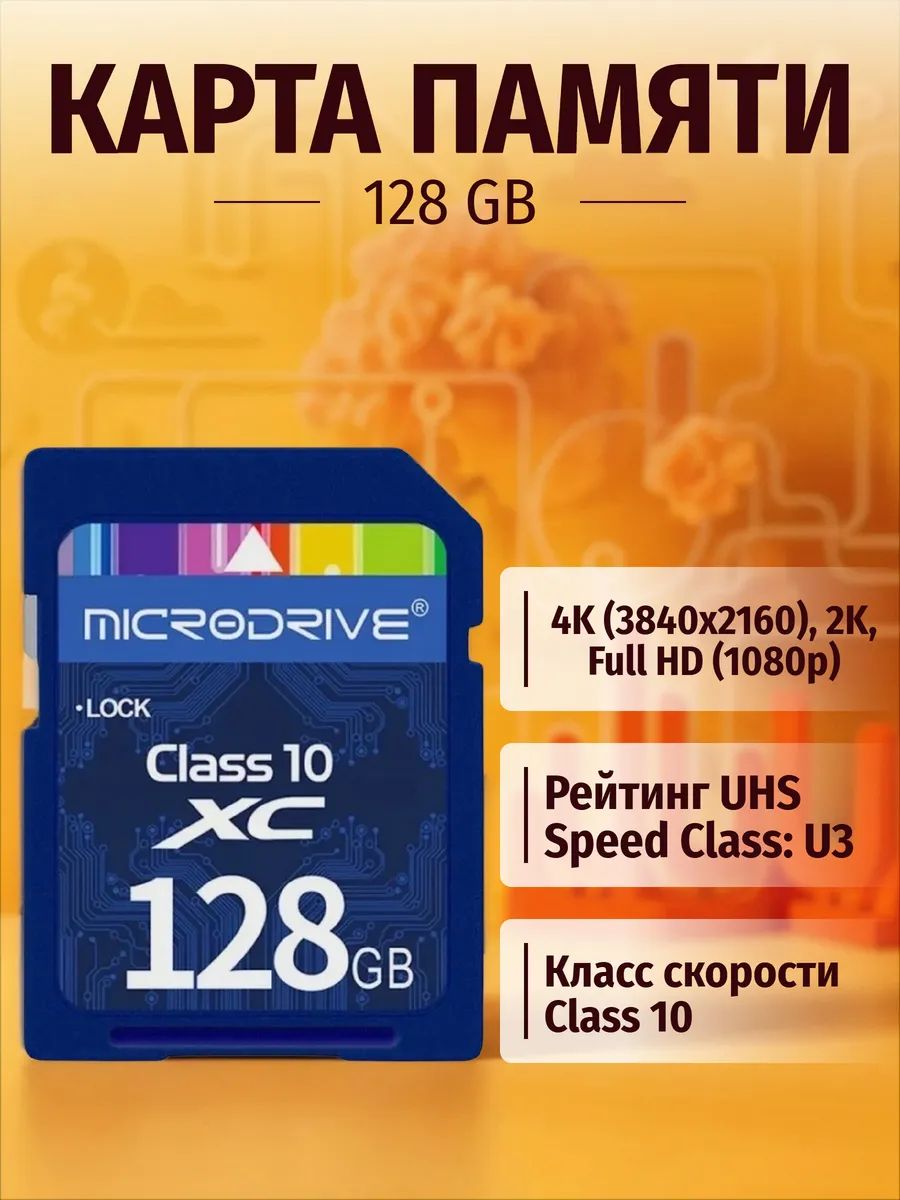 Карта памяти 128 ГБ