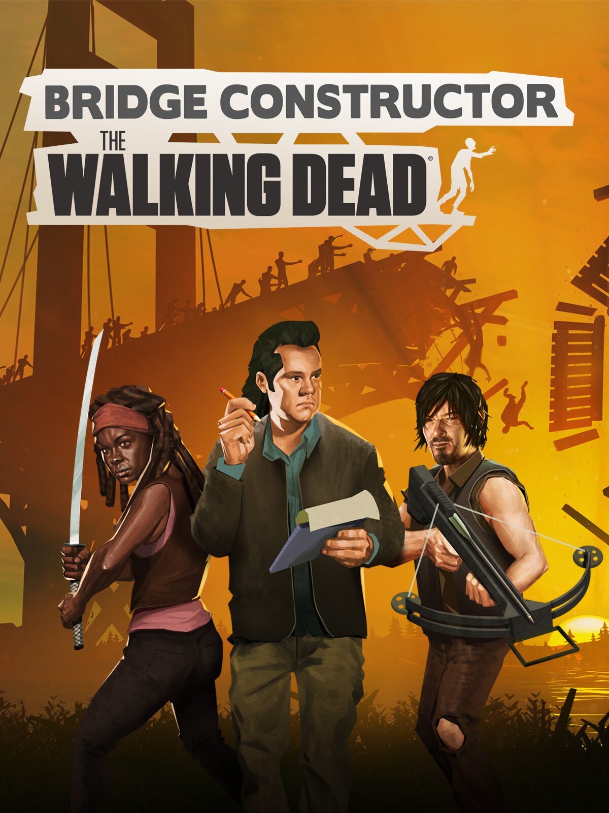 Игра Bridge Constructor: The Walking Dead, ключ активации Steam, PC, Headup