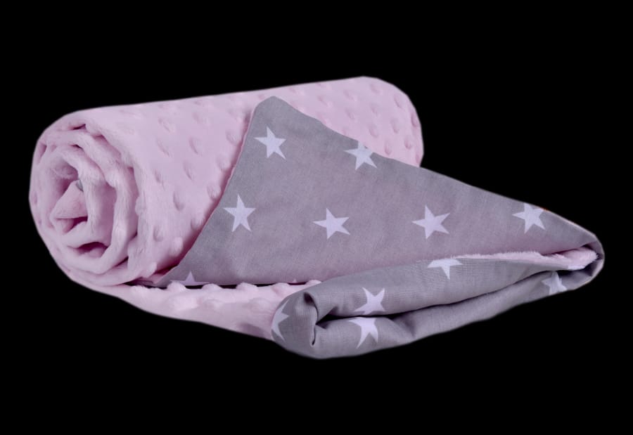 Плед Medi Partners Stars, розовый, 75x100 см