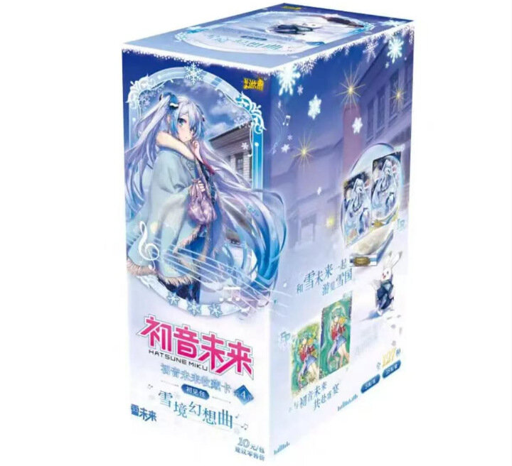 Hatsune Miku сезон 4 бокс, 18 пакетов, розница 10 юаней/пакет, коллекционные карты