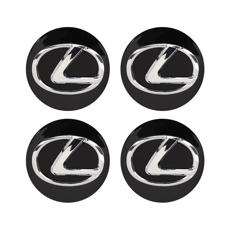 4 шт. 62мм крышки центра колеса для Lexus F SPORT RX NX ES IS GS GX LX LS UX CT LC RC LBX GX460 350h 450h, ABS+Металл