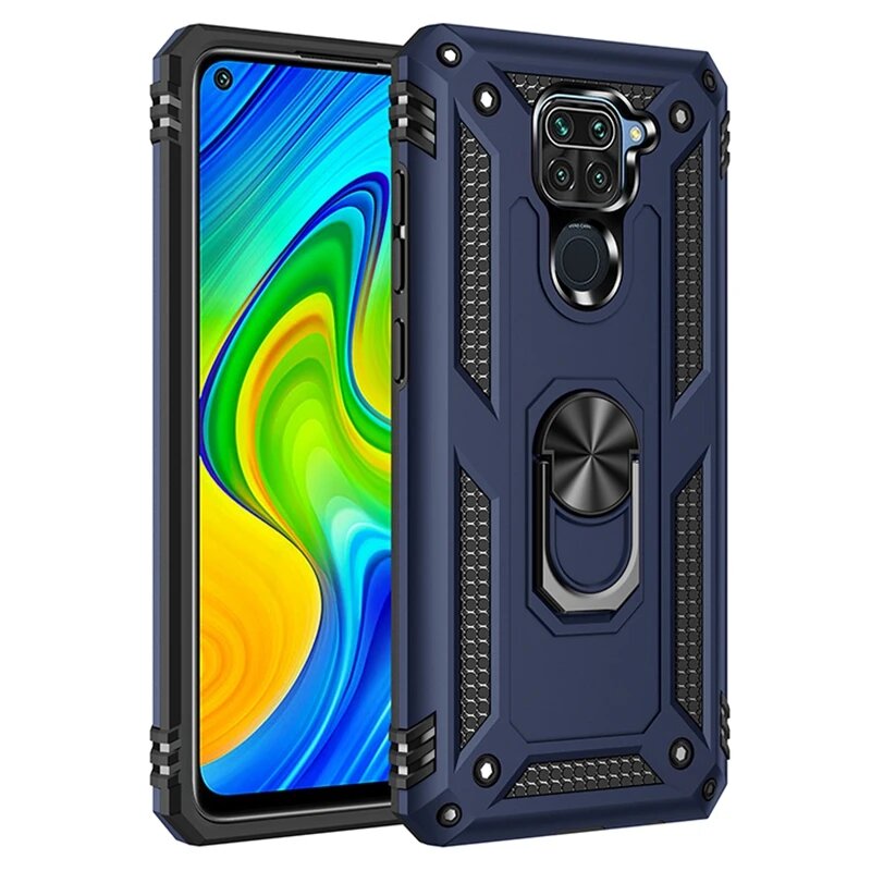 Чехол-накладка для Xiaomi Redmi 7A, 8A, 9A, 9C, Note 8, 9, 9S, Синий, Navy Blue, Redmi Note 10 Pro