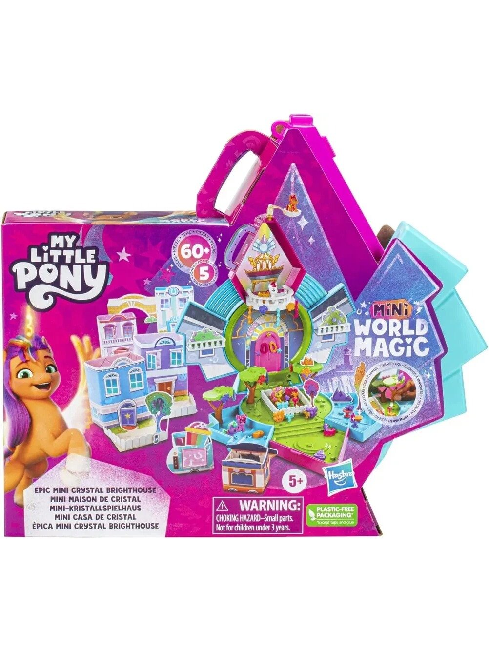 My Little Pony, Игровой набор для кукол Mini World Magic Epic Mini Crystal Lighthouse, настраиваемый