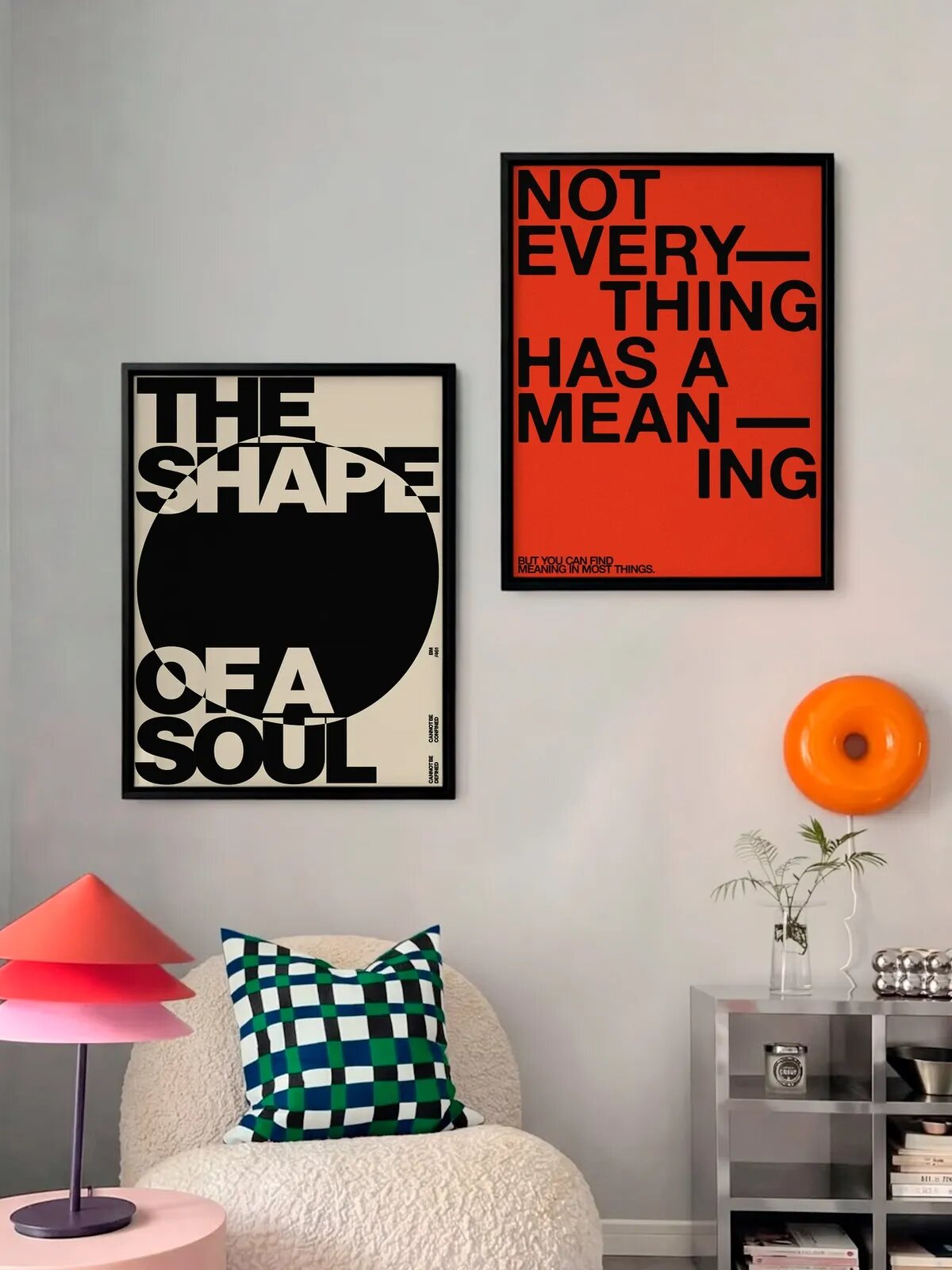 Набор постеров "SOUL x MEANING", 30x40 см, 2 штуки