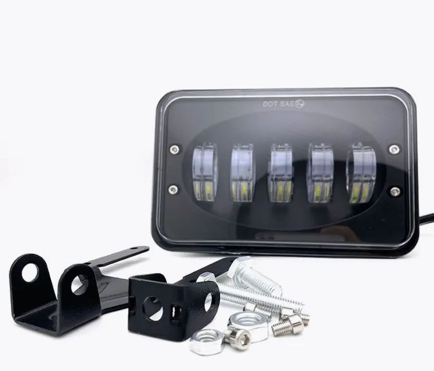 Светодиодная LED фара 5D 50W ближний дальний свет 12-24V 1шт