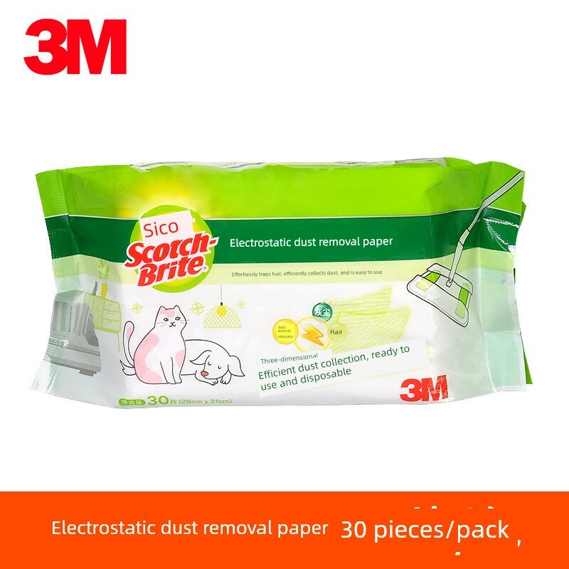 3M Новые пылеуловители для швабр, 5 упаковок по 30 листов для сухой и влажной уборки