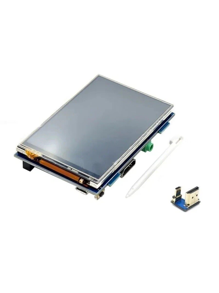 (1 комплект) 3,5-дюймовый монитор высокой четкости HDMI raspberry pi MPI3508-с адаптером 4-го поколения