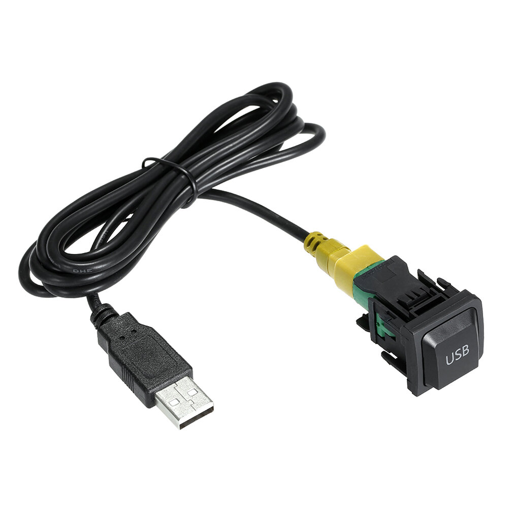 USB-аудиокабель-адаптер, CD-плеер, замена радиопроводного кабеля для VW Volkswagen 130 см
