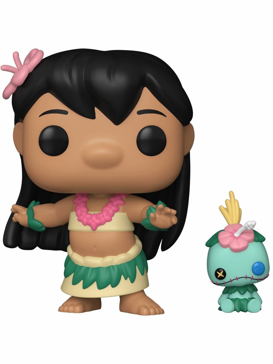 Фигурка Funko POP Disney: Lilo & Stitch - Hula Lilo with Scrump (1741) (90342) (9,5 см)