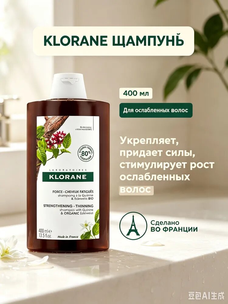 Klorane Шампунь для волос, 400 мл