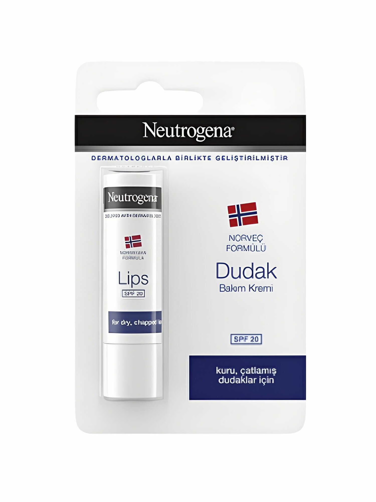 Neutrogena бальзам для губ SPF20, 4,8 г, увлажнение и защита от солнца